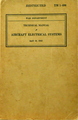 Aircraft Electrical Systems Technical Manual (No. 1-406)