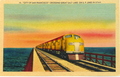 15. "City Of San Franciso" Crossing Great Salt Lak On S.P. Lines in Utah