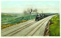 Overland Train Passing Granite Canon, Wyo.