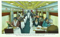 Interior Of Air-Conditioned Dining Car On The Portland Rose, A Triumph In Train Comfort..