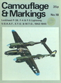 Camouflage & Markings: Lockheed P-38, F-4, F-5 Lightning, U.S.A.A.F., E.T.O. & M.T.O. (1942 - 1945) No. 18