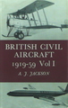 British Civil aircraft 1919-59 Vol 1